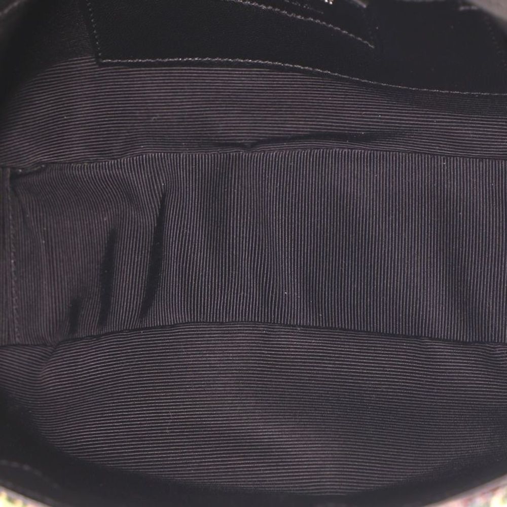 Saint Laurent Classic Monogram Envelope Satchel Matelasse Chevron Printed Fabric - Picture 6 of 7